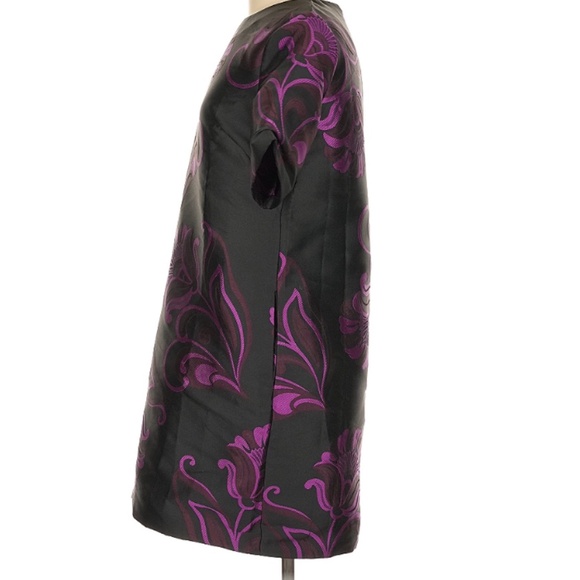 P.A.R.O.S.H. Polyester brocade  graphic shift dress SZ M  Party wear holiday - Picture 5 of 8